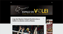 Desktop Screenshot of espacodovolei.com